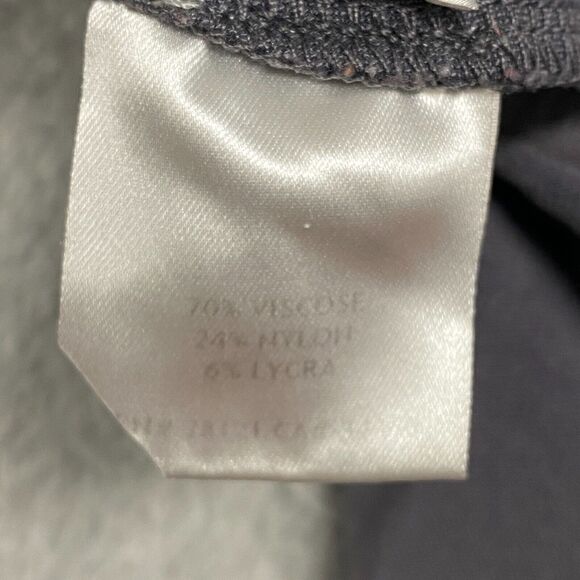 Eileen Fisher Pants Womens L Gray Pull On Elastic Waist Tapered Comfort Stretch - Picture 7 of 9